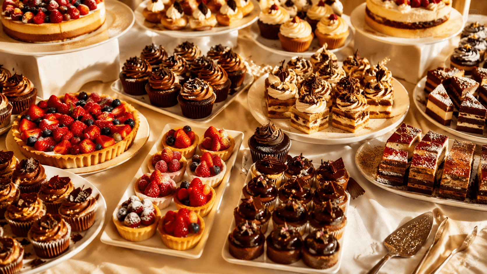 Premium pastry spread from Lydeis Kitchen and Events