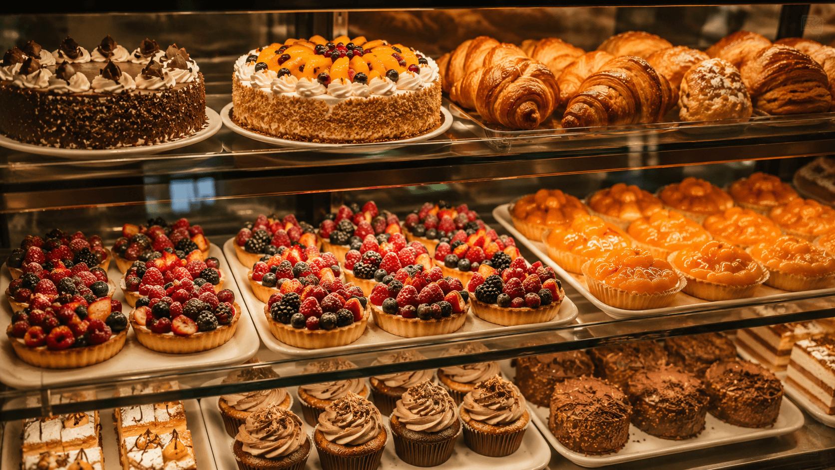 Premium pastry display case